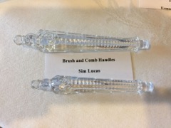 Saturday Lunch Club Display Heisey Brush & Comb Handles 01